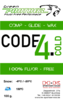 CODE_4.COLD, Competition, Fluor Free, 100 g.